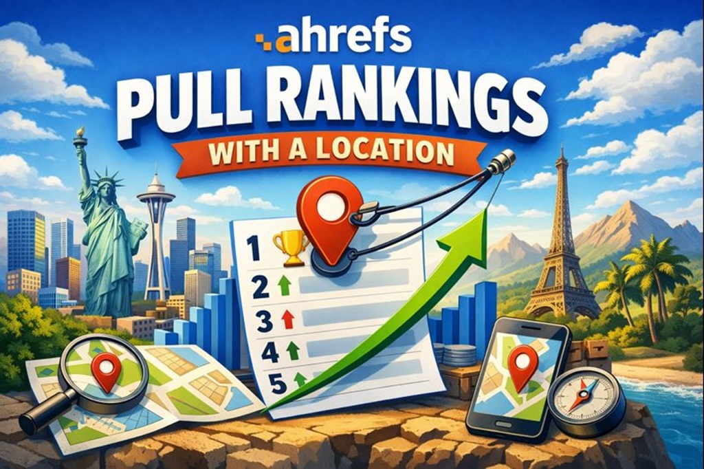 Ahrefs Pull Rankings with a Location